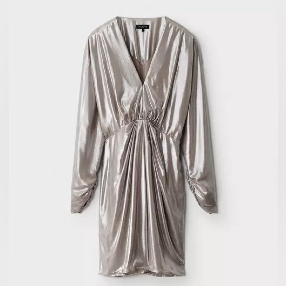 Rag & Bone Eloise Metallic Mini Dress